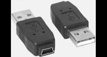 Delock - Mini USB Verloopstekker - Zwart