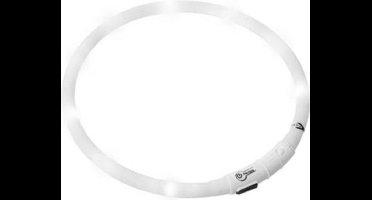ABD-Led Honden Halsband - Wit - 20 tot 70 cm