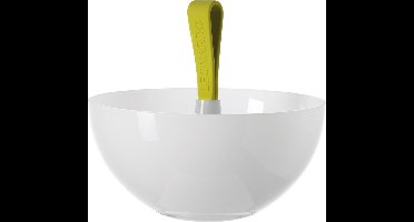 Leonardo Nico Snackschaal - Wit met groen