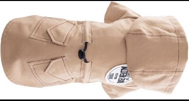 Hondenjas trench beige Medium