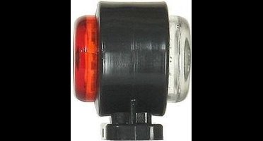 Zijmarkeringslicht 12/24V LED - Rood/Wit 6x LED 02 1.2 L1162