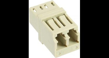 LC Duplex (v) - LC Duplex (v) Optical Fiber koppelstuk - Multi Mode