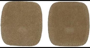 Kniestukken 2 stuks opstrijkbaar 10 x 11 cm kleur 884 lever