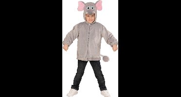 "Vest met capuchon olifant voor kinderen - Kinderkostuums - 86/92"