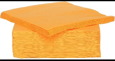 Cosy&Trendy For Professionals Servet - Papier - 25 cm - Oranje - Set-40