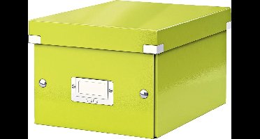 Leitz WOW Click & Store Kleine Opbergdoos met Deksel - 22 x 28.2 Cm (BxD) - voor A5 Formaten - Lichtgroen