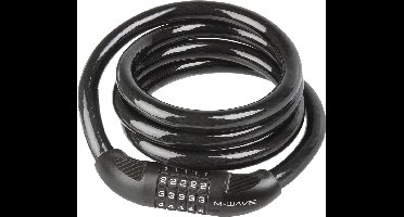 M-wave Spiraalslot Ds 20.18 Cijfercombinatie 1800 X 20 Mm Zwart
