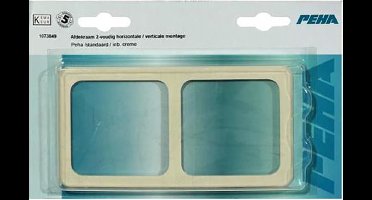 PEHA type Standaard, 2-voudig afdekraam | CREME