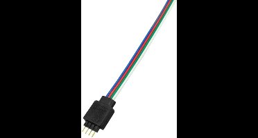 Groenovatie LED Strip RGB Klik Connector Male - 4-Aderig - Soldeervrij