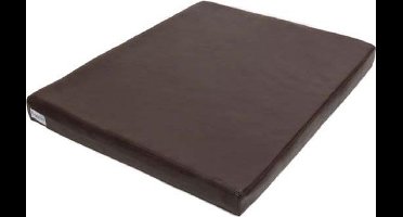 Benchkussen Bruin Leatherlook 120x75cm