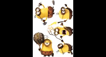 Minions Prehistorie - Muursticker - A4 set - Multi