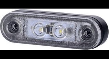 Zijmarkeringslicht 12/24V LED - Wit