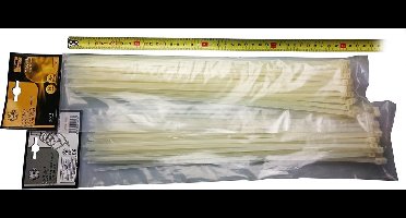 Duopack grote ELRO kabelbinders, tie-wraps, trekbandjes, 4,8 x 385mm, 100 stuks | ZEER STERK!