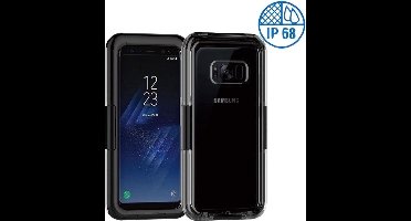 Hoesje geschikt voor Samsung S8 - Waterdicht - Zwart