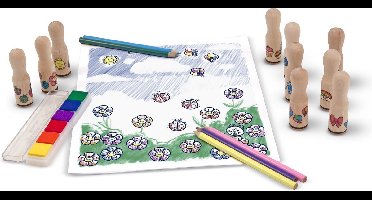 Melissa & Doug - Houten Stempelset Deluxe