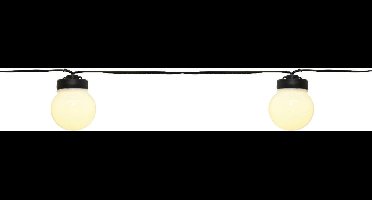 LED budget milky globe buiten 950cm-20L zwart/warm wit