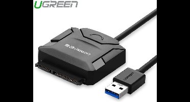 Ugreen - adapterkabel - voor 2.5/3.5 schijf - (USB-A - 3.0 - SATA) - zwart - (CR108)