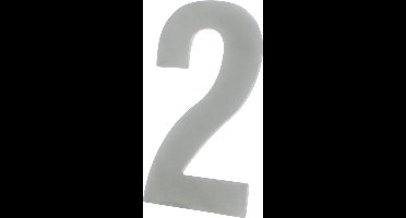 Huisnummer 130X3Mm Rvs 2