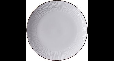 Tokyo Design Studio - Nippon White Gold Rim Plate 16.5cm Lines