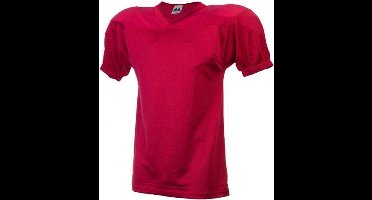 MM - American Football Shirt - Volwassenen - Rood - Large