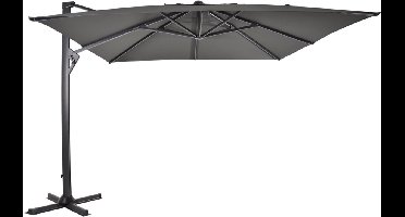 Outdoor Living - Zweefparasol Taurus grijs 3x3mtr