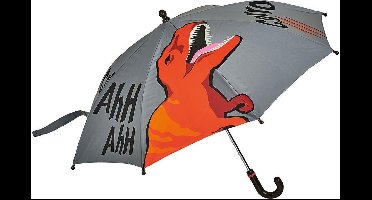 Moses Kinderparaplu T-rex 80 Cm Polyester Grijs