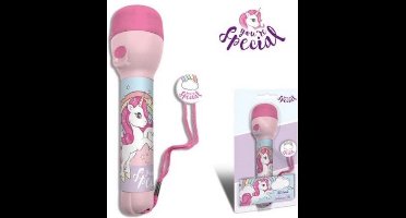 Kids Licensing Zaklamp Led Eenhoorn 21 Cm Roze - Unicorn - Kinder Zaklamp - Cadeau