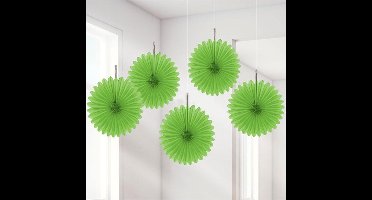 RIETHMULLER - Hangende decoratie groene rozetten