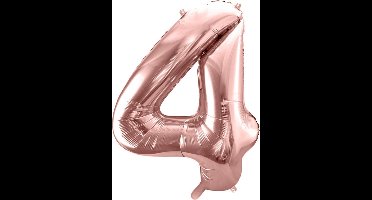 Cijfer 4 (86 cm) - Rosé Goud