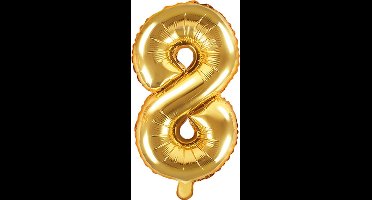 Cijfer 8 (35 cm) - Goud