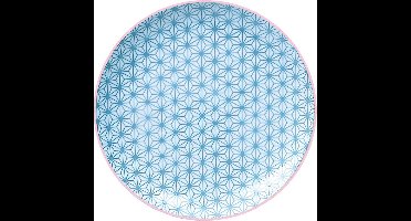 Tokyo Design Studio – Star/Wave – Dinerbord – 25.7x3cm – Licht Blauw/Roze