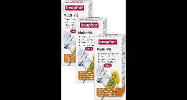 Beaphar Multi-Vitamine Papegaaien - Vogelapotheek - 3 x 20 ml