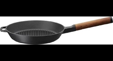 Fiskars Norden Grillpan Gietijzer 26cm - Gietijzeren Grillpan - Thermium™ Anti-aanbaklaag