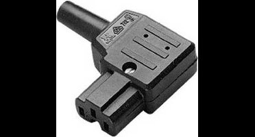 Kaiser 792/sw/C Apparaatstekker 792 Bus, haaks Totaal aantal polen: 2 + PE 10 A Zwart 1 stuk(s)