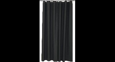 Douchegordijn 180x200cm Peva 300G zwart inclusief ringen