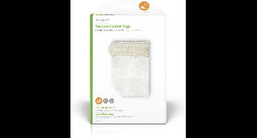 Nedis Stofzuigerzak - 4 Stuks - Synthetisch - Meest verkocht voor: Vorwerk 135136 Kobold - Wit