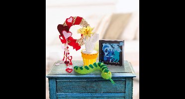 Folia Knutselstof - Geel vilt van 150g/m2 - 20x30cm - 10 stuks