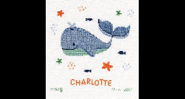borduurpakket PN0191830 walvissenfun, geboorte