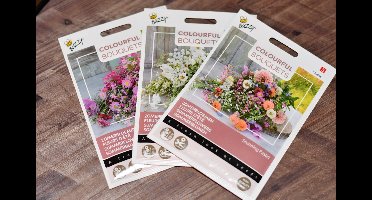 Assortiment Bloemzaden / Snijbloemen - 3 Zakjes Zaad - Ca. 3000 Zaden - Creëer Zelf Een Schitterend Verassingspakket Voor De Vaas