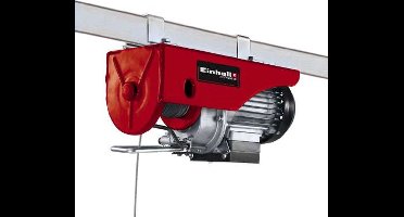 Einhell Elektrische Kabeltakel TC-EH 250 - 500 W - 125 kg op 11,5 m - 250 kg op 5,7 m (met katrol) - Noodstop - Automatische rem - Incl. katrol