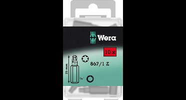 Wera 5072408001 1/4" Torx Bit - T20 x 25mm (10st)