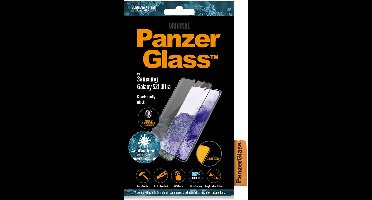 PanzerGlass Screenprotector geschikt voor Samsung Galaxy S21 Ultra Glazen | PanzerGlass Edge to Edge Screenprotector - Case Friendly - Zwart