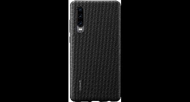 Huawei PU cover - zwart carbon - voor Huawei P30