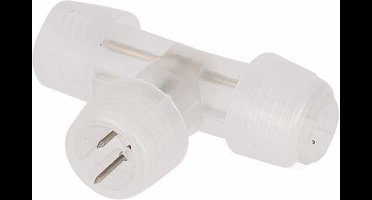 T-connector voor 9 meter LED slang - Transparant