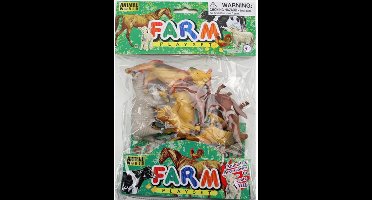 Animal World Farm Boerderijdieren 8 stuks