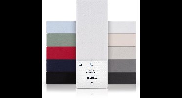 Blumtal Hoeslaken - Fitted Sheet - Jersey - Katoen -  180 x 200 x 30 cm - Wit