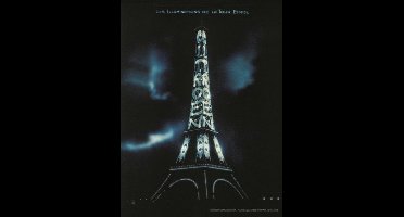 metalen reclamebord Citroën illumination tour eiffel 15x21 cm