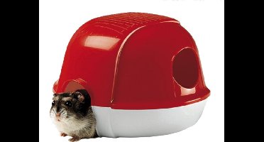 Ferplast 16x13x11 Cm Hamsterhuis Rood