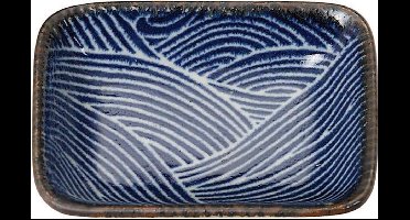 Tokyo Design Studio Seigaiha Blue Schaaltje 9,5 x 7 cm