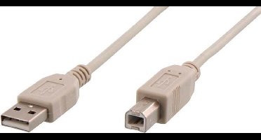 T'nB USBAB18 USB-kabel 1,8 m USB 2.0 USB A USB B Beige